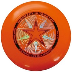 教練先生 Discraft Ultrastar 競技飛盤 爭奪賽飛盤 175克 美國製造, 橘色 (雷射星星樣式隨機 介意勿下單), 1個