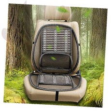 차량용 여름 통풍 시트 쿨링 방석 자석 부착 메쉬 등받이 쿠션 운전석 좌석 커버, 1개