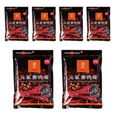 HUTONG 元氣豬肉條 胡椒口味 頂級乾燥 慢火烘烤, 140g, 6個