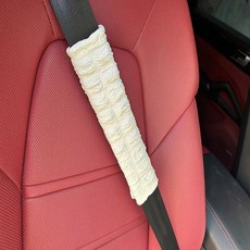 【花花】女生車載紙巾盒創意可愛掛式汽車抽紙盒收納車內裝飾用品, 泡芙蓉護肩套