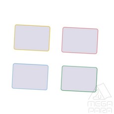 마리파라 A4 양면 화이트보드 테두리 칼라 초록 아기칠판