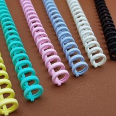 바인더링 30공 루즈링 10개 루즈리프 제본링, 16mm-하늘