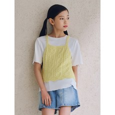 매장정품 탑텐 TOPTEN KIDS 여아) 테마 JOYFUL 크로쉐 베스트_MKE2E01 MKE2E01 234073