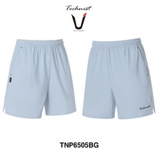 테크니스트 반바지 배드민턴 바지 여성 3부 남성 4부 팬츠 블루 그레이 TNP6505BG