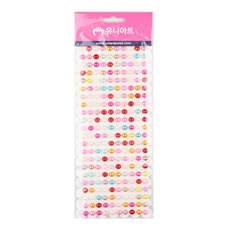 유니아트 비즈스티커 68번, 1개