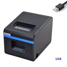 POS 컴퓨터 휴대폰 핸드폰용 자동 커터 포함 열전사 영수증 프린터 USB 이더넷 USB 블루투스 와이파이 티켓 프린터 80mm, [02] N160ii USB