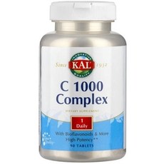 KAL 維他命C綜合補充錠, 1個, 90 件
