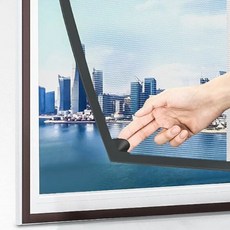磁吸隱形高透紗窗免打孔自吸自裝適配開小窗家用簡易替換防蚊窗紗, 1個