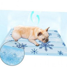 강아지 여름 선명 냉각젤 쿨매트 L 1P 아이스 패드 방석 냉감, 1개, 단일상품1