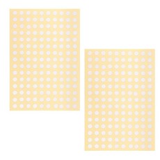 Fukaisu 화이트 반사 도트 스티커 300개 0.7cm(0.25인치) 고반사 골프 시뮬레이터 볼 마커 데칼 내후성 런치 모니터 고속 카메라 및 발사 모니터용 268957, Fukaisu 화이트 반사 도트 스티커 300개, 0.