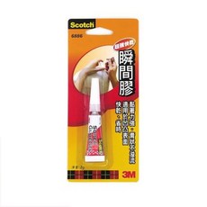 3M Scotch 多用途 膏狀 強力膠 三秒膠, 1個, 超強快乾瞬間膠6886