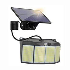 라이프엔 576구 패널분리형 LED태양광 센서등 정원등 가로등 외부벽등, 상세페이지 참조