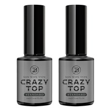 TIARA 논와이프 크레이지 오버레이 탑젤, 스탠다드, 14ml, 2개