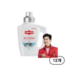 랩신 섬유항균제 코튼향 본품, 2L, 12개