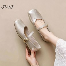 JLVJ 여성 부드러운 단화 발편한 구두 플랫 슈즈
