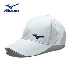 미즈노 남여공용 필드용 골프모자 자외선 차단 챙 긴 볼캡 52CW1007 (블랙/화이트), 1개, 블랙(레드로고)