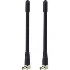 버라이즌 ATT T-Mobile Sprint 4G LTE 모바일 핫스팟 MiFi 라우터 셀룰러 광대역 모뎀 USB 동글 어댑터 2팩용 안테나 3dBi 미니 외장 TS9, 2× 9.6cm