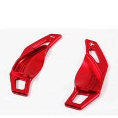 자동차 알루미늄 스티어링 휠 시프트 패들 시프터 기어 확장 스타일링 인테리어, 2. 빨간색