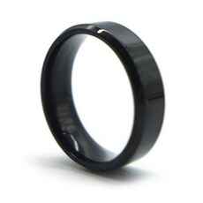 블랙 써지컬스틸 반지 남자패션반지 검정반지 검은색반지