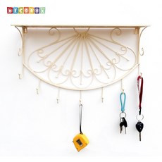 DecoBox 歐式玄關掛鉤架 置物架 鑰匙架, 詳見包裝, 詳見包裝