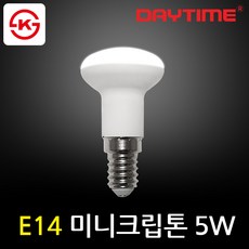 DAYTIME LED 미니크립톤 5W E14 미니전구 꼬마등 KS인증 등기구램프, 3개, 주광색