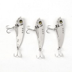 견고한 금속 바이브 루어낚시 메탈 하드베이트 지그 스틸 3p세트18g 67896ea 1(pc)