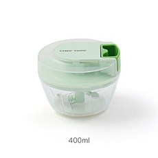 CHEF TOPF 碎蒜機，650ml 手動切菜器, 1個, 小號 400ml