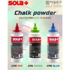 SOLA 彈墨線粉 230g 適用於施工放樣, 藍, 1個