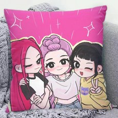 케이팝 데몬헌터스 쿠션 베개 미라 조이 캐릭터 선물 쿠션, AGL1