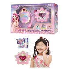 여아 노래발표 음향조절 왕관 이어마이크 역할놀이 뮤지션 가수되기 자신감 선물용, 1개, 혼합색상
