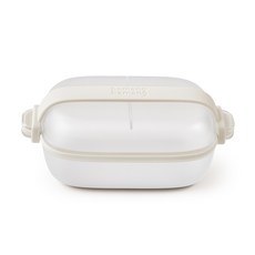 바망바망 유아 보울&접시 + 실리콘 스트랩/패킹 세트, 1개, 투명