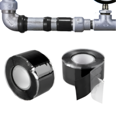 자가 접착 실리콘 수리 테이프 방수 절연 누수 보수 수도관 전선 자동차 가정용 만능 테이프 2P세트, 2개