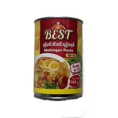 미얀마 캔 모힝가 페이스트 / Myanmar Best Mohingar Paste, 1개, 385g