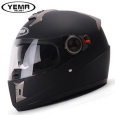 오토바이 스쿠터 바이크 자전거 블루투스 헬멧 야생마 여름 쌍안경 전기차 헬멧 남자 풀헬멧 안개방지 오토바이 안, 04 노란색, 01 프리사이즈