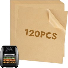 BYKIEN 200PCS 11 x 9인치 에어프라이어 양피지 용지 라이너 브레빌 스마트 오븐 프로 BOV900BSS / 쿠시나트 토스터 콤보 액세서리와 호환됨, 9 x 13 Inch