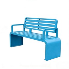 정류장 벤치 마당 벤치의자 공원 벤치소파 펜션 야외, 1개, 120x40x83cm 블루