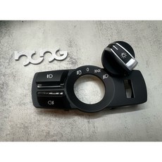 BMW 5GT 換掉環保材質 整組 567系 X3 X4 F10 F11 F02 F25 霧黑 大燈面板 開關, 1個