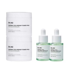 닥터에이지 더마 시카 리페어 토너 패드 60p + 시카 앰플 30ml, 2세트
