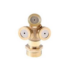 황동 쿠퍼 스프링클러 오토마이징 노즐 3홀 고속분사muj5+8xlT
