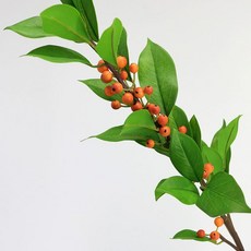 조화 텐더잎열매가지_오렌지+모티브코리아Shop, 빠른배송
