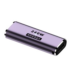 USB4.0全功能轉接頭, 1個, 240W 40GB TC母轉母直頭, 240W 40GB TC母轉母直頭030-83