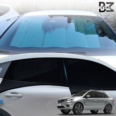 QM5 차박 캠핑 모기장 햇빛가리개세트, 모기장 승용 6종세트