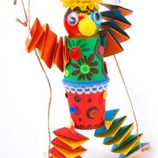 삐에로인형만들기 5개 마리오네트줄인형