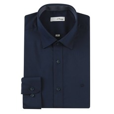 [백화점 정품] 에스티듀퐁 25SS 뱀부 스트레치 소재 슬림핏 긴소매 셔츠 SE5SM21LS304SNY