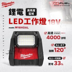M18 HOAL 美沃奇 18V 鋰電 LED 高亮度 工作燈, 含稅（請輸入統一編號）