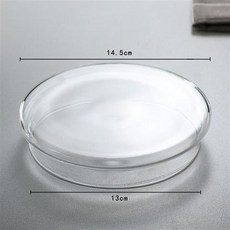 鍋蓋 傢用 圓形 透明 鍋蓋 玻璃 小鍋 配件 玻璃圓珠蓋 鍋煮茶 鍋碗蓋子 鍋蓋, 1個, 中號14釐米平蓋