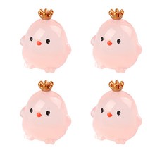두데일리 차폭감 인형 스티커 초보운전 가이드라인, 4개, 핑크
