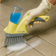 오라플 스프레이 틈새 솔 창틀 줄눈 청소 브러쉬, 1개, 버터크림