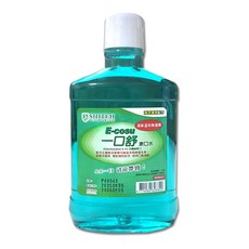 【E-COSU 一口舒】漱口水 600ML, 1個