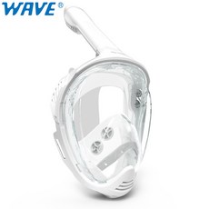 WAVE 全面罩浮潛面鏡, 白色